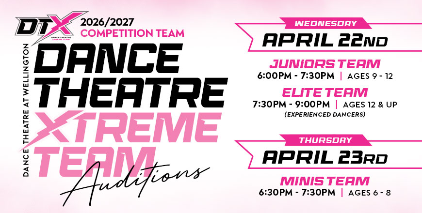 Dance Theatre at Wellington 2026 DTX Auditions